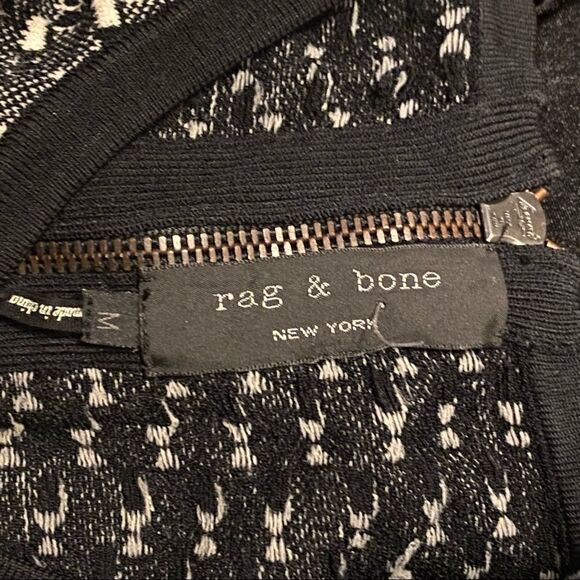 Rag & Bone Black Ingrid Short Sleeve  Dress M - Picture 8 of 9